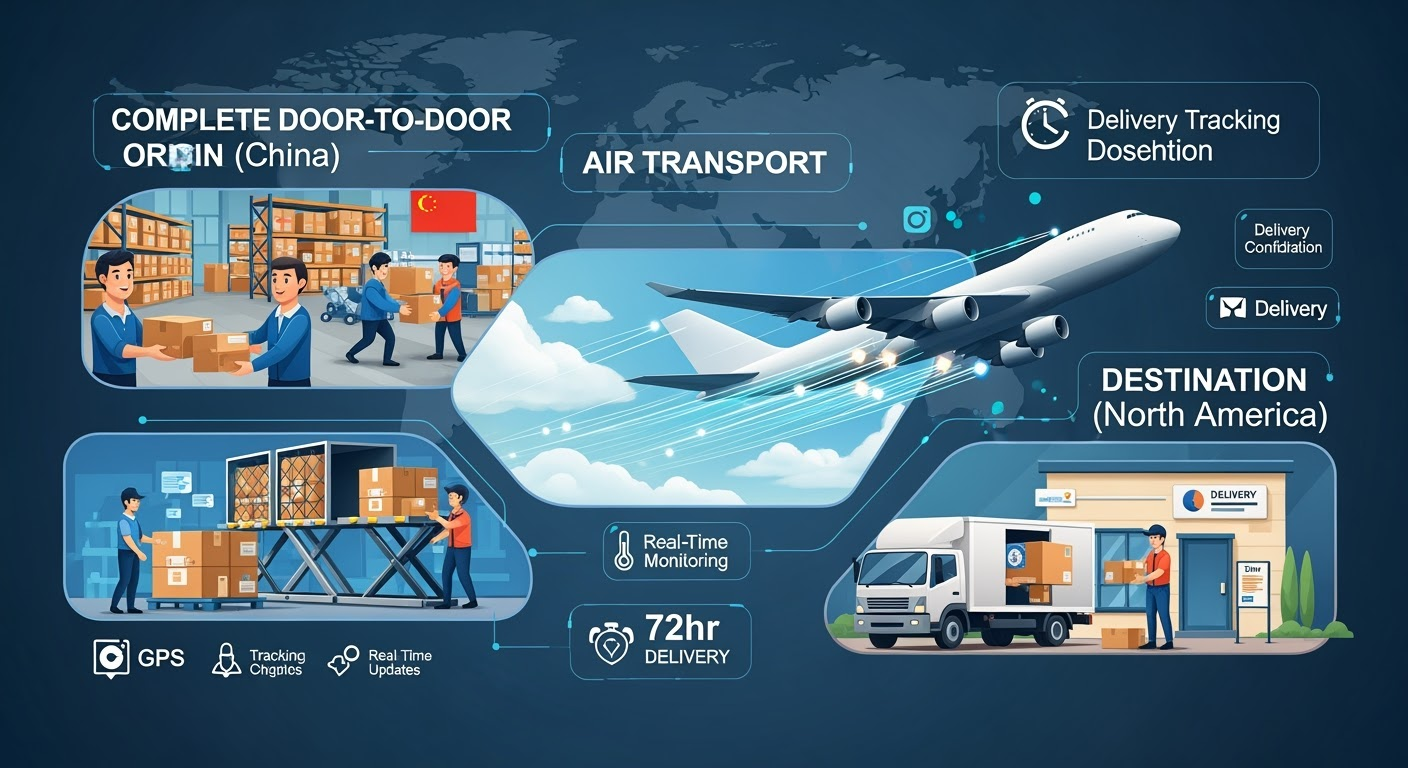 Complete Door-to-Door Air Transport Process